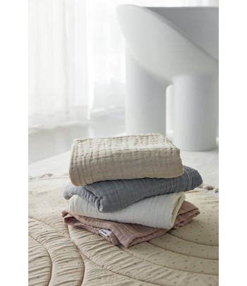 Elodie Details mušelínová deka Crincled blanket - Blushing Pink