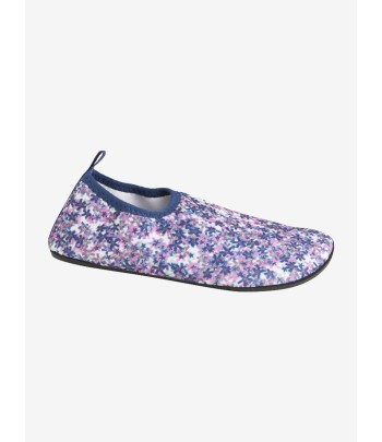 Color Kids - koupací boty AOP - Lavender Mist