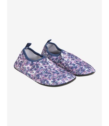 Color Kids - koupací boty AOP - Lavender Mist