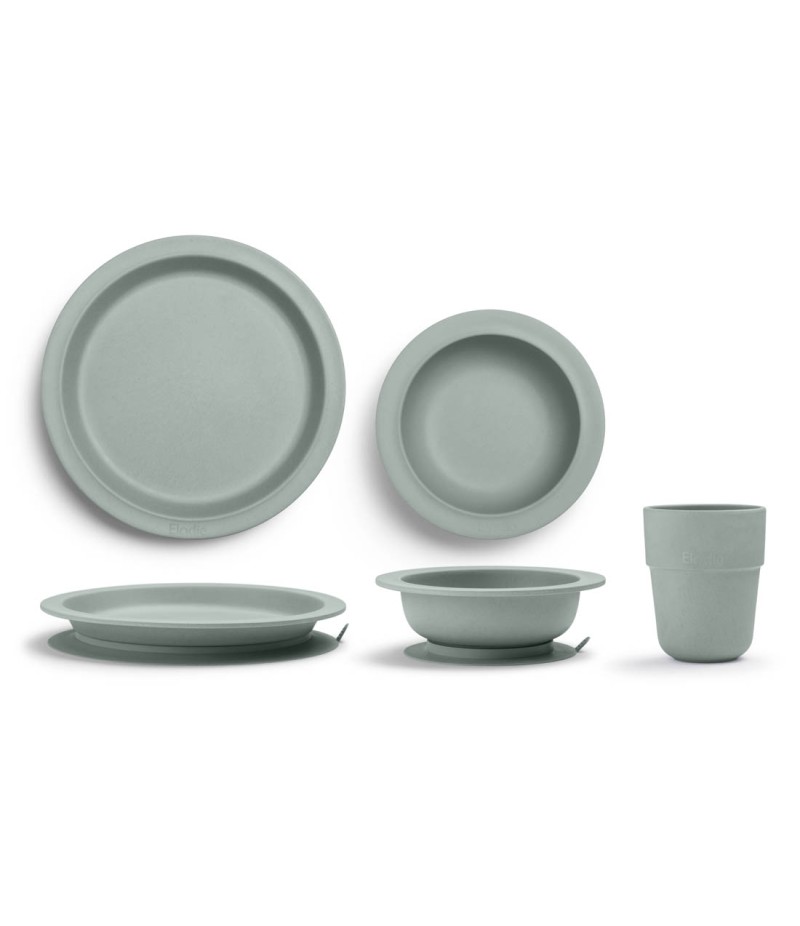 Dětský jídelní set Elodie Details Pebble Green