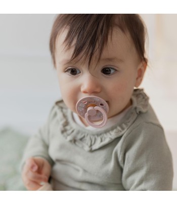 BIBS x LIBERTY Colour cumlíky z prírodného kaučuku 2ks - veľkosť 1 - Ivory / Blush