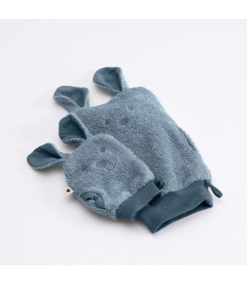 BIBS Kangaroo rukavice na kúpanie z BIO bavlny - Sage