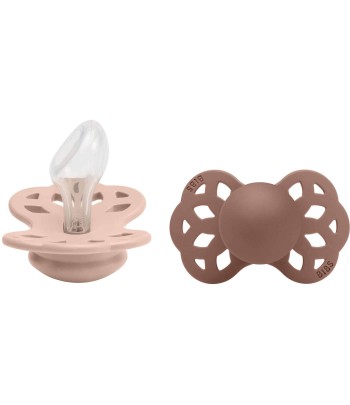 BIBS Infinity anatomické cumlíky zo silikónu 2ks - veľkosť 2 - Ivory / Sage
