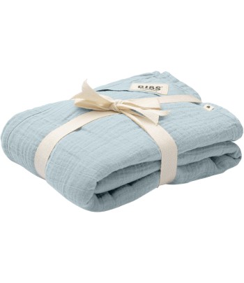 BIBS Mušelínová zavinovačka z organické bavlny - Baby Blue