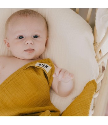 BIBS mušelínová zavinovačka z BIO bavlny - Baby Blue