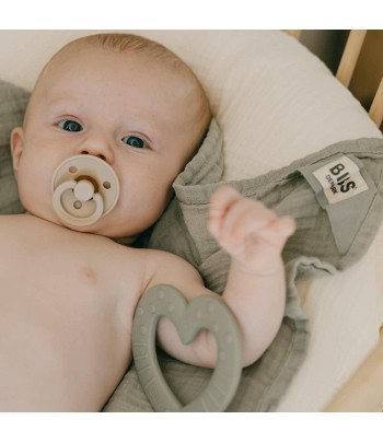 BIBS mušelínová zavinovačka z BIO bavlny - Baby Blue