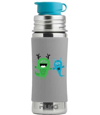 Láhev z nerezové oceli Pura® se sportovním uzávěrem 325 ml - Monster