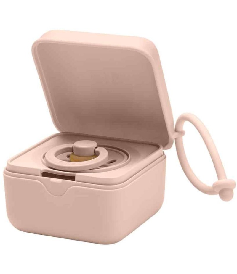 BIBS Krabička na dudlík - Blush