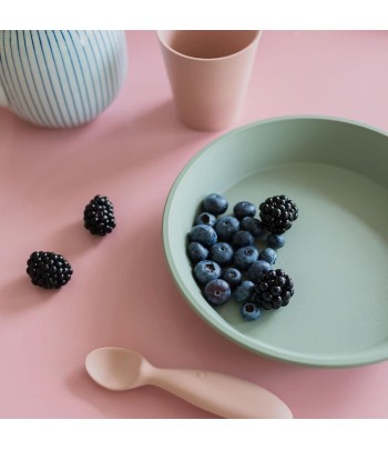 BIBS tanier a miska s vrchnákom - Blush