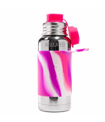Láhev Pura® TERMO se sportovním uzávěrem 475 ml - růžová a bílá