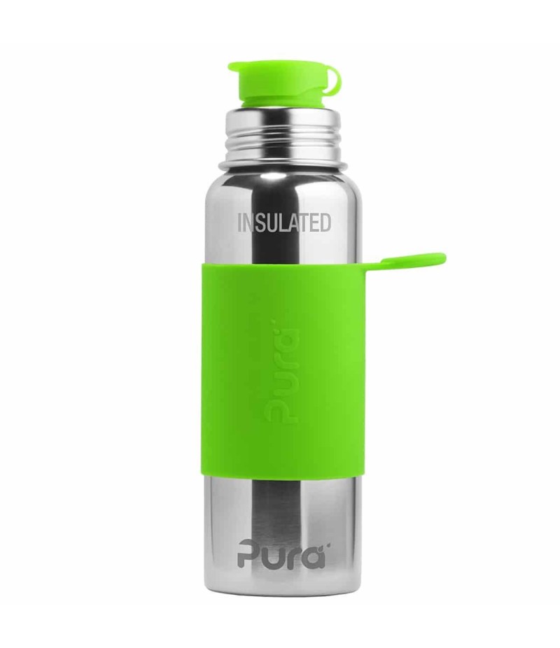 Láhev Pura® TERMO se sportovním uzávěrem 650 ml - zelená