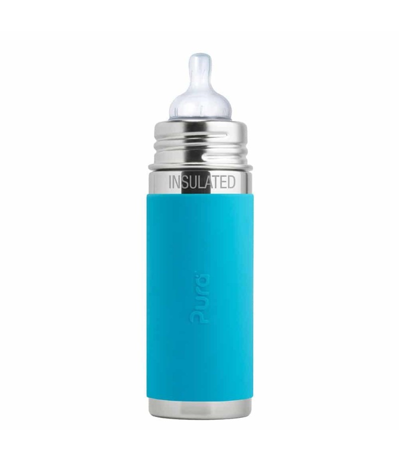 Kojenecká láhev Pura® TERMO 260 ml - aqua