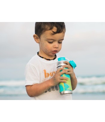 Pura® nerezová fľaša so športovým uzáverom 325ml - aqua
