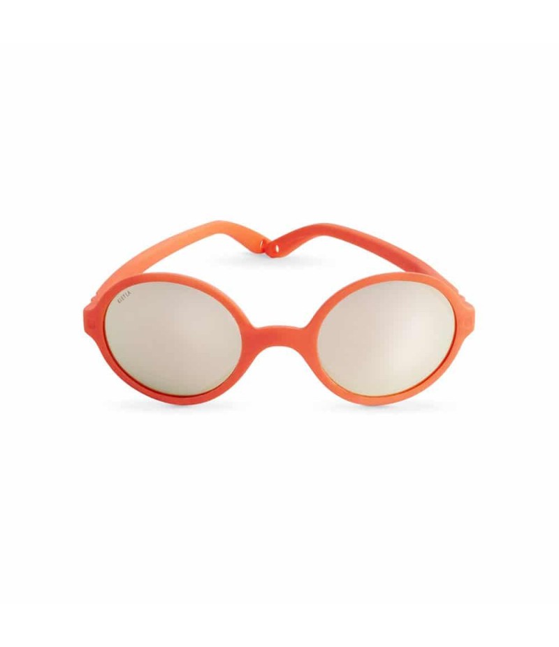 KiETLA slnečné okuliare RoZZ 1-2 roky - Fluo Orange Zrkadlovky