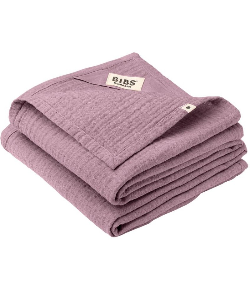 BIBS mušelínové plienky z BIO bavlny 2ks - Heather