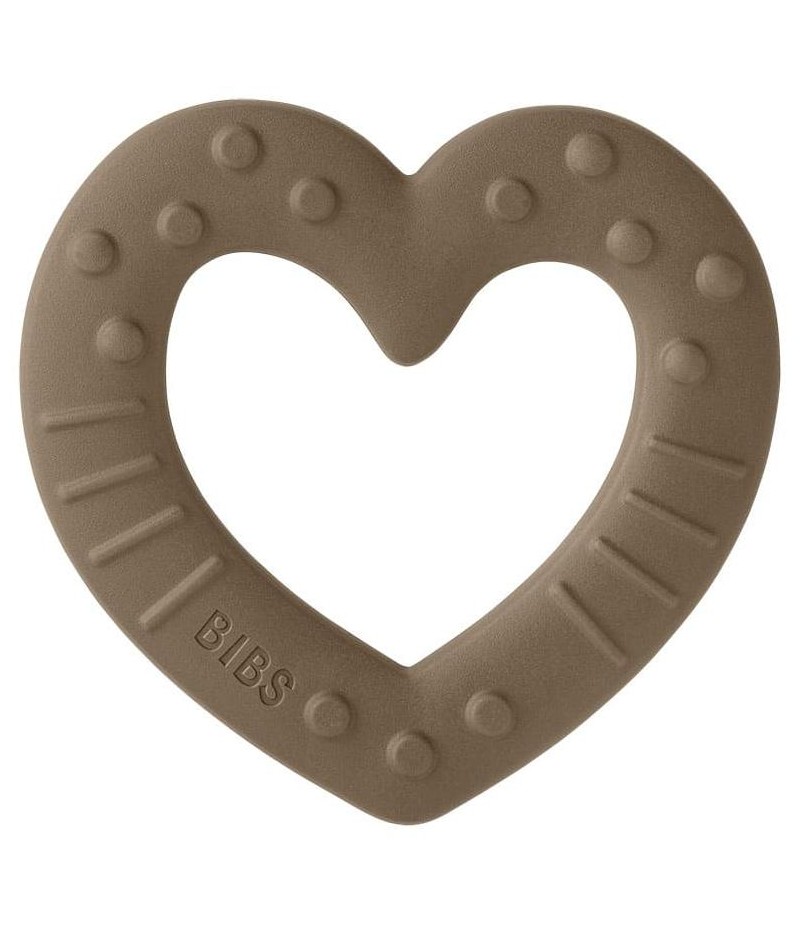 BIBS Baby Bitie hryzátko - Heart Dark Oak