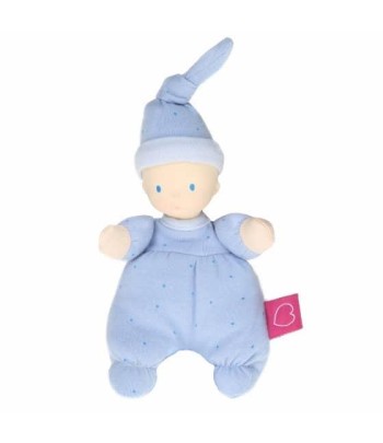 Mini bábika miláčik - 15cm - modrá