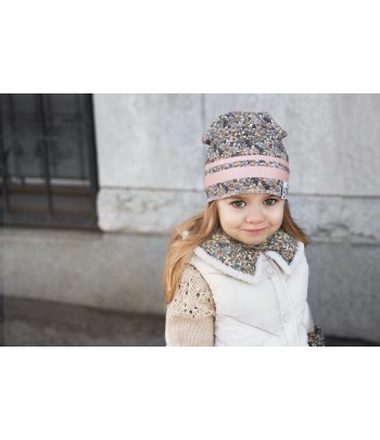 Winter Beanies Elodie Details - Blue Garden, 0-6 měsíců