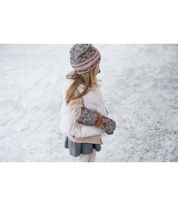 Winter Beanies Elodie Details - Blue Garden, 0-6 měsíců