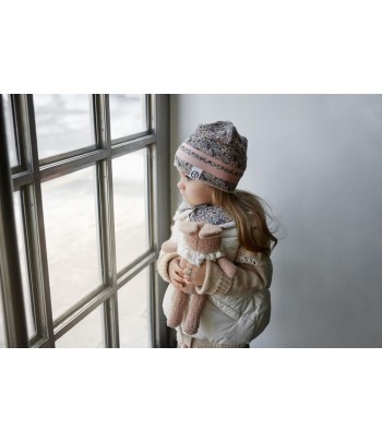 Winter Beanies Elodie Details - Blue Garden, 0-6 měsíců