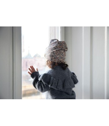 Autumn Beanies Elodie Details - Blue Garden, 6-12 měsíců