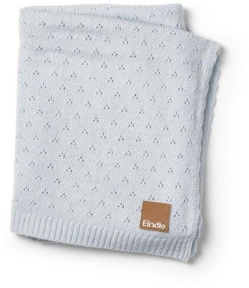 Pointelle Blanket Elodie Details - Bermuda Blue