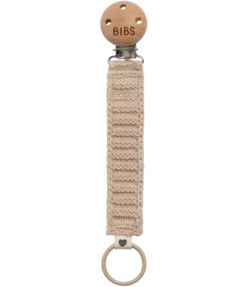 Pletený klip na dudlík BIBS - Vanilka