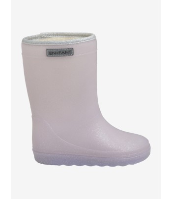 EN-FANT Termo holínky Burnished Lilac Glitter