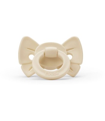 Binky Bow Elodie Details Silicone - Oat White