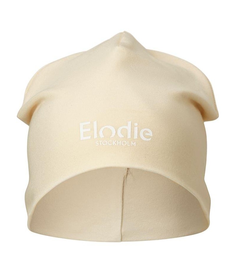 Logo Beanies Elodie Details - Oat White, 0-6 měsíců
