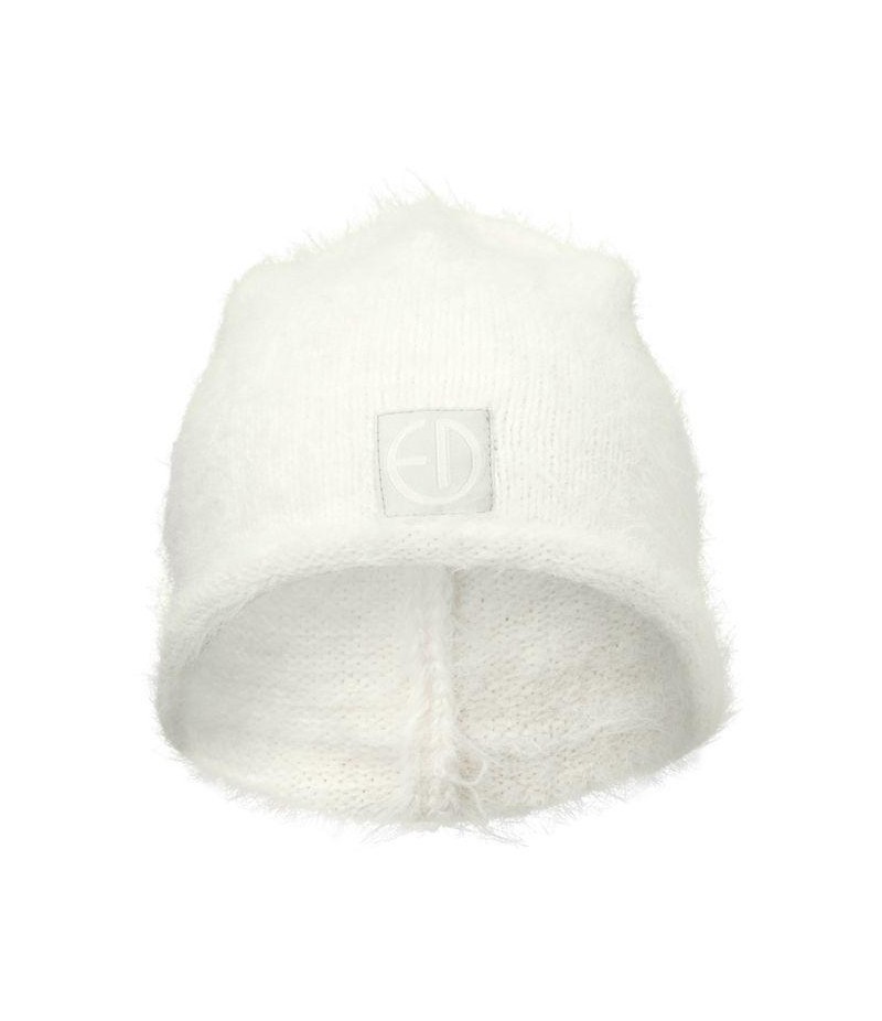 Furry Knit Beanies Elodie Details - Vanilla White, 6-12 měsíců