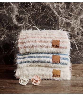 Furry Knit Blanket Elodie Details - Faded Rose