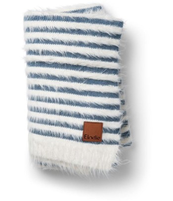 Furry Knit Blanket Elodie Details - Berry Blue