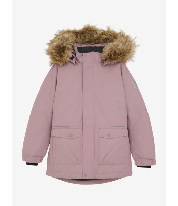 Color Kids - Parka s umělou kožešinou Woodrose
