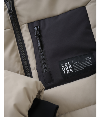 Color Kids - Lyžařská prošívaná bunda AF 15000 Pure Cashmere