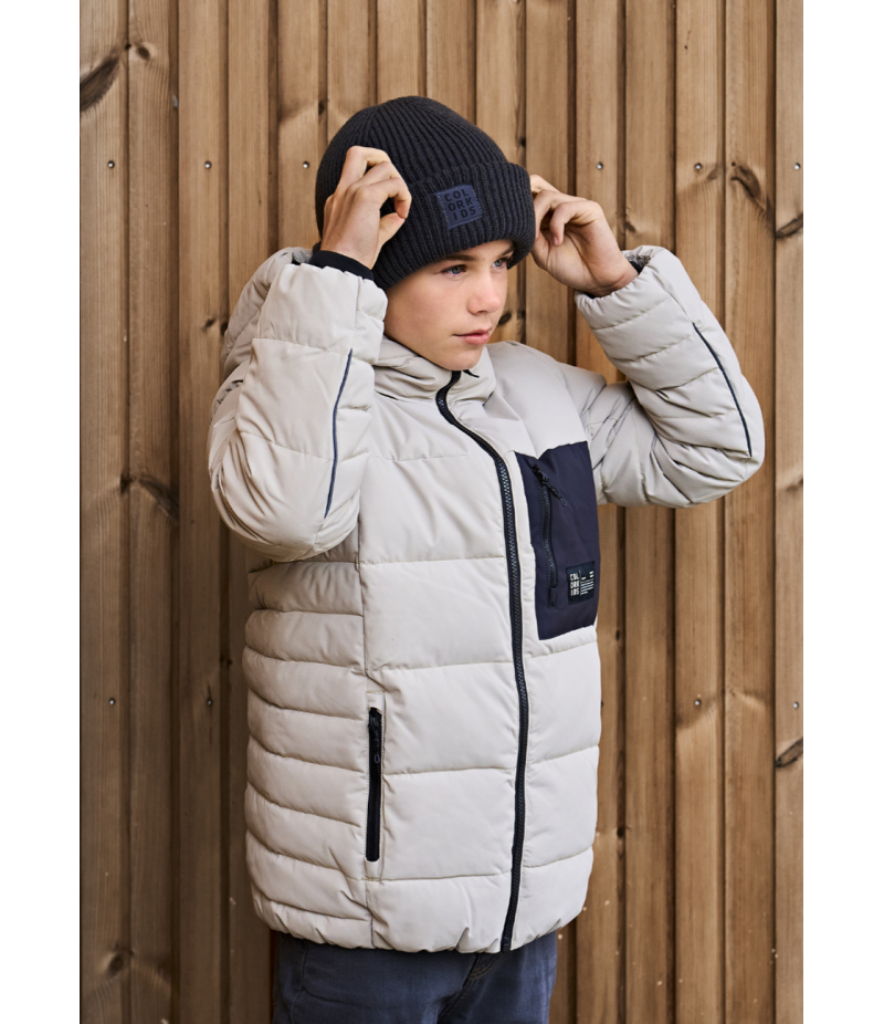 Color Kids - Lyžařská prošívaná bunda AF 15000 Pure Cashmere