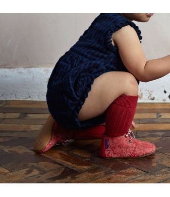 Poco Nido kožené barefoot Mighty Shoes Circus Strap červená
