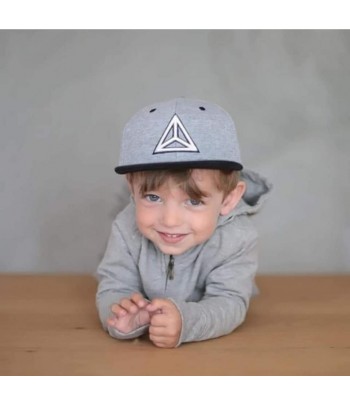 Nordic Label Baseball Cap-SPF 50 Grey Melange 8-12 roky