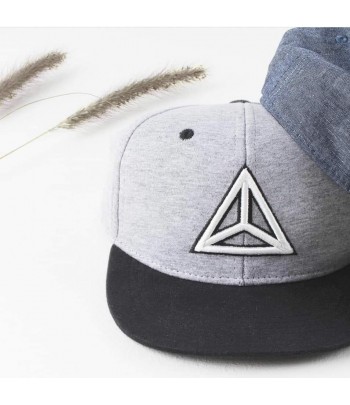 Nordic Label Baseball Cap-SPF 50 Grey Melange 8-12 roky