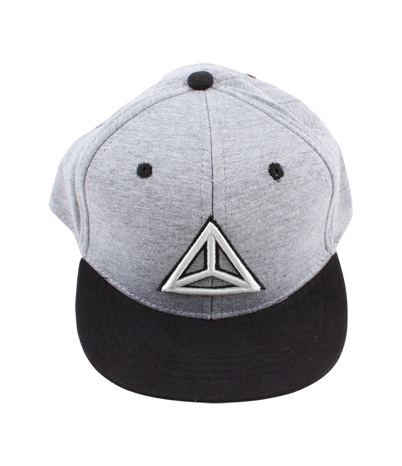 Nordic Label Baseball Cap-SPF 50 Grey Melange 8-12 roky