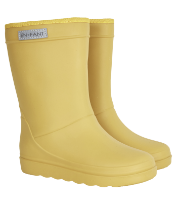 EN-FANT dětské termo holínky Yellow