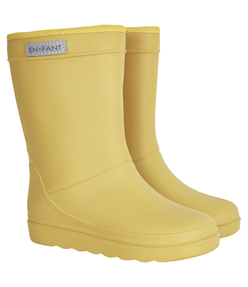EN-FANT dětské termo holínky Yellow