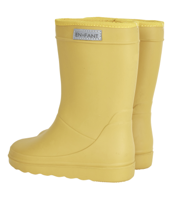 EN-FANT dětské termo holínky Yellow