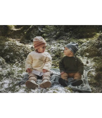 Elodie Details bavlněná čepice Northern Star Terracotta