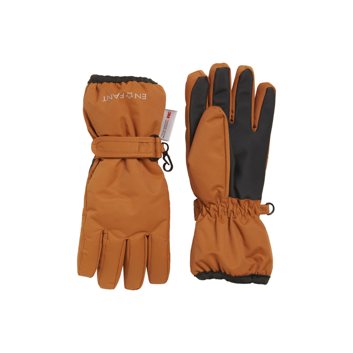 zimní rukavice leather brown